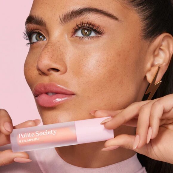 Polite Society Other - Polite Society Big Mouth Lip Plumping Oil Gloss in The O.G.